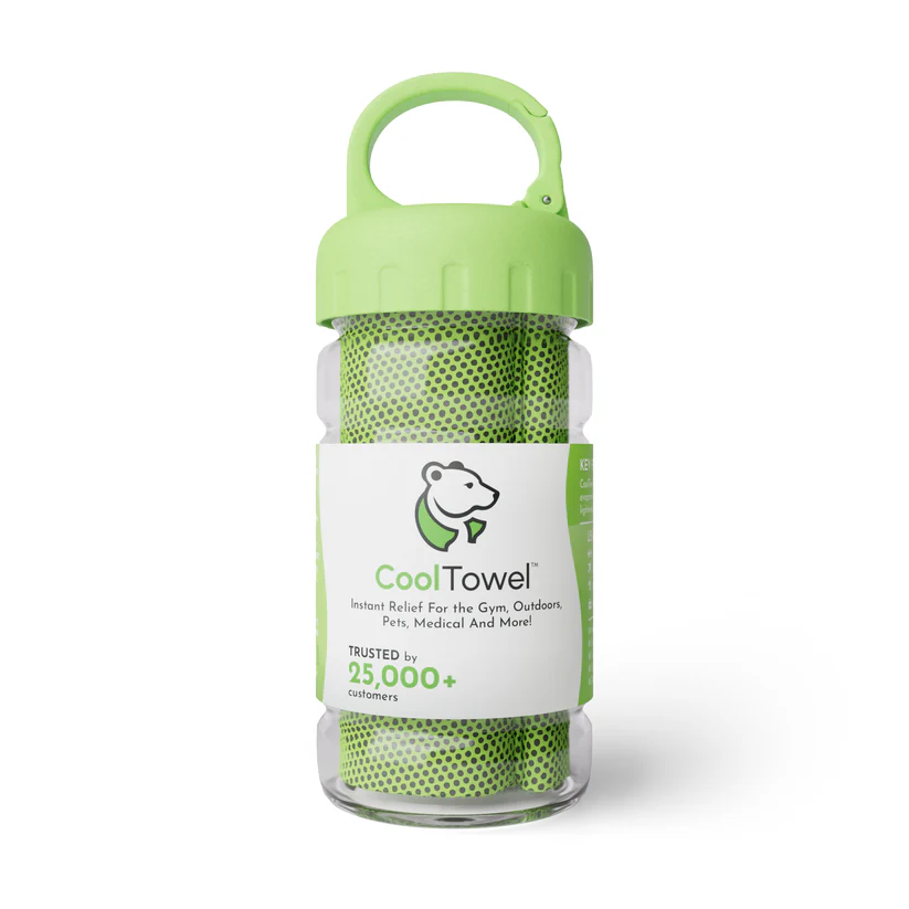Cool Towel Bottle - Green